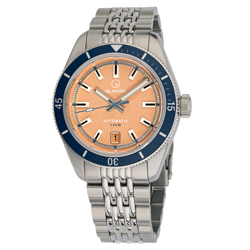 Islander Port Jefferson Skin Diver Automatic Watch with Sun Faded