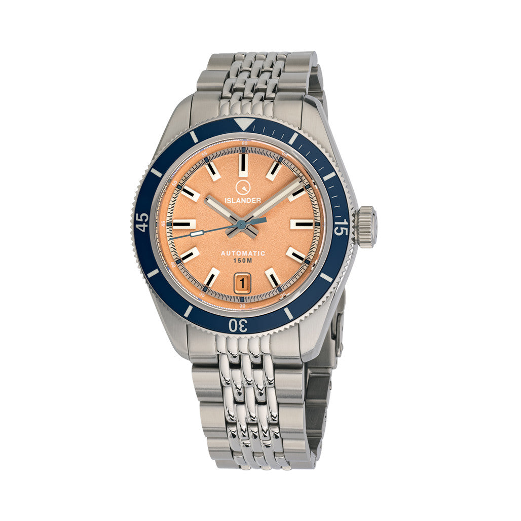Islander Port Jefferson Skin Diver Automatic Watch with Sun Faded