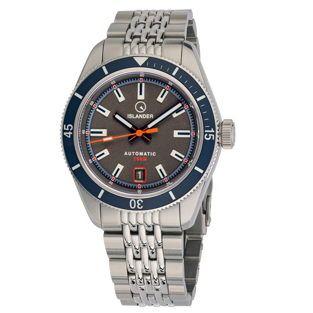 Islander Port Jefferson Skin Diver Automatic Watch with Charcoal