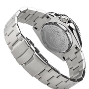 Islander Automatic Dive Watch with Bracelet, Double-Domed AR Sapphire Crystal, and Embossed Ceramic Bezel Insert #ISL-18 back