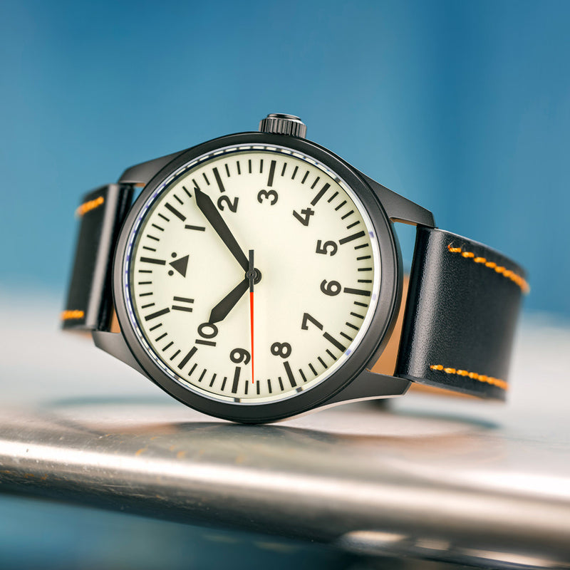 Islander DLC Aviator Automatic Watch with Full Lume A-Dial #ISL-181 lifestyle
