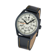 Islander DLC Aviator Automatic Watch with Full Lume B-Dial #ISL-182 tilt