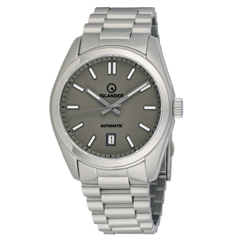 Islander Upper Brookville Hi-Beat Automatic Dress watch with Dark Gray Dial #ISL-186 zoom