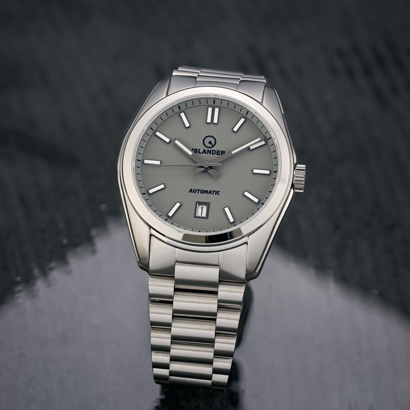 Islander Upper Brookville Hi-Beat Automatic Dress watch with Dark Gray Dial #ISL-186 lifestyle