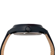 Islander Mitchel "DAY-T" Automatic DLC Field Watch with Black Dial and Day-Date Display #ISL-187 crown