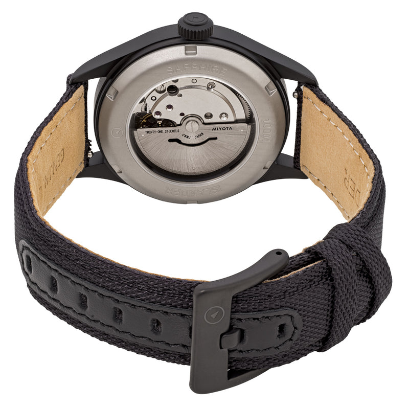 Islander Mitchel "DAY-T" Automatic DLC Field Watch with Black Dial #ISL-187