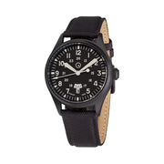 Islander Mitchel "DAY-T" Automatic DLC Field Watch with Black Dial #ISL-187