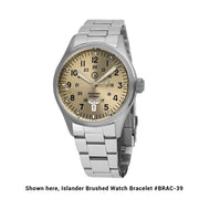 Islander Mitchel "DAY-T" Automatic Field Watch with Champagne Dial and Day-Date Display #ISL-188 optional