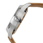 Islander Mitchel "DAY-T" Automatic Field Watch with White Dial and Day-Date Display #ISL-129 crown