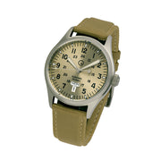 Islander Mitchel "DAY-T" Automatic Field Watch with Champagne Dial and Day-Date Display #ISL-188 tilt