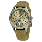 Islander Mitchel "DAY-T" Automatic Field Watch with Champagne Dial and Day-Date Display #ISL-188 zoom