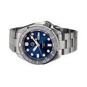 Islander Automatic Dive Watch with Bracelet, Double-Domed AR Sapphire Crystal, and Embossed Ceramic Bezel Insert #ISL-18