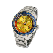 Islander Calabro GMT World Time Automatic Watch with Gold Dial #ISL-191 tilt