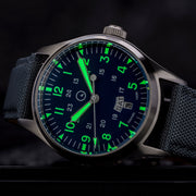 Islander Mitchel "DAY-T" Automatic Field Watch with Blue Dial #ISL-194