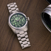 Islander Brookville Hi-Beat Automatic Dress Watch with Bamboo Dial #ISL-199