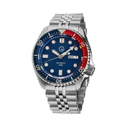 Islander 38mm Automatic Dive Watch with Solid-Link Bracelet, AR Sapphire Crystal, and Luminous Sapphire Bezel Insert #ISL-49