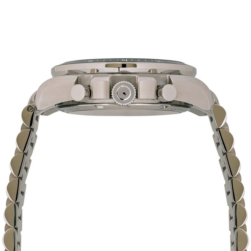 Islander Bethpage Amerigraph with Brushed Black Dial and Chronograph Function #ISL-201 crown
