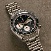 Islander Bethpage Amerigraph with Brushed Black Dial and Chronograph Function #ISL-201 lifestyle