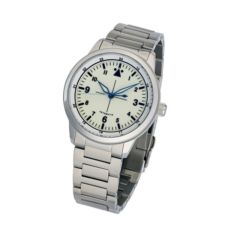 Islander x Hemel Hawkeye 39mm Modern Flieger with Full Lume Dial #ISL-204 tilt