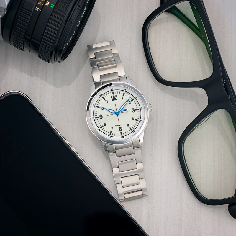 Islander x Hemel Hawkeye 39mm Modern Flieger with Full Lume Dial #ISL-204 lifestyle