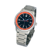 Islander x Hemel LIMITED EDITION Hawkeye 39mm Modern Flieger with Black Dial #ISL-205 tilt