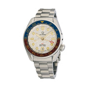Islander JFK Automatic GMT Watch with White Cloud Dial and Pepsi Bezel #ISL-206