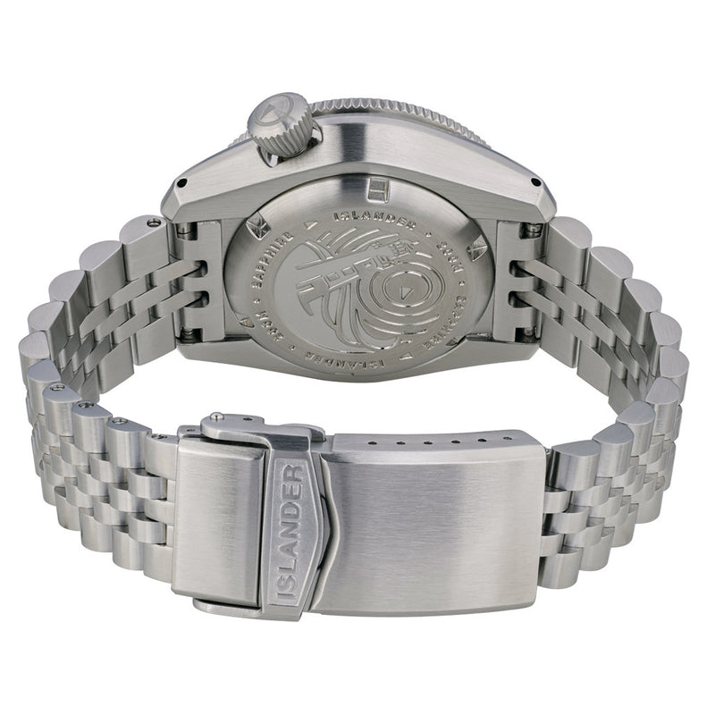Islander JFK Automatic GMT Watch with Grey Cloud Dial and Dual Color Bezel #ISL-208
