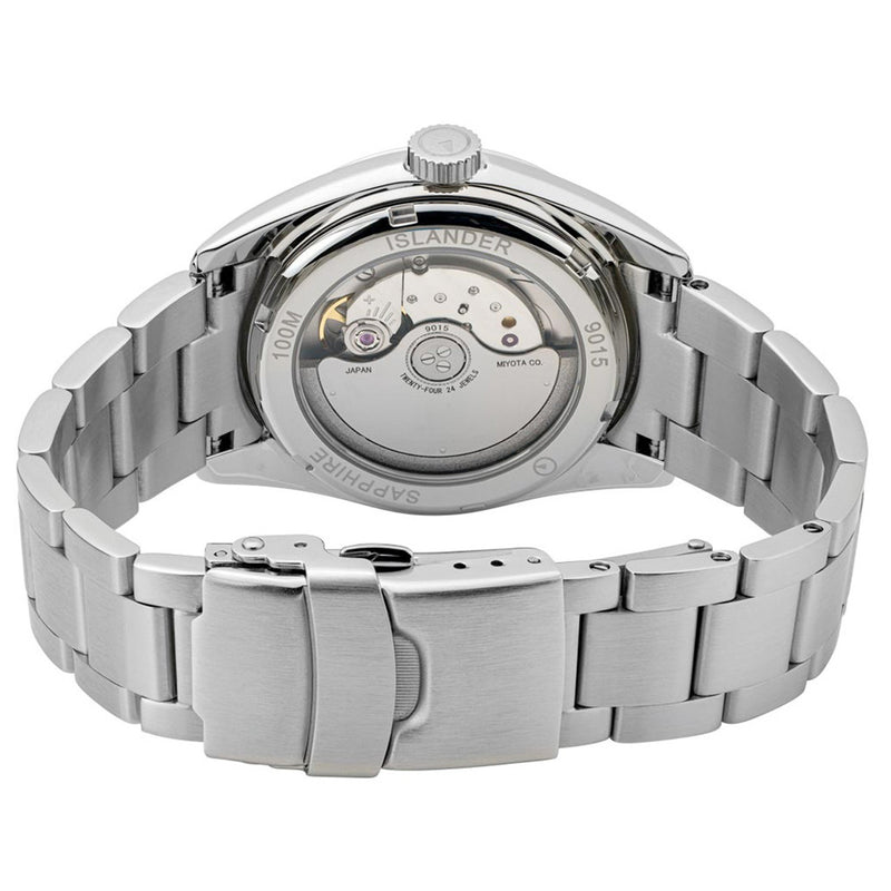 Islander Brookville Hi-Beat Automatic Dress Watch with Mint Green Dial #ISL-209 back