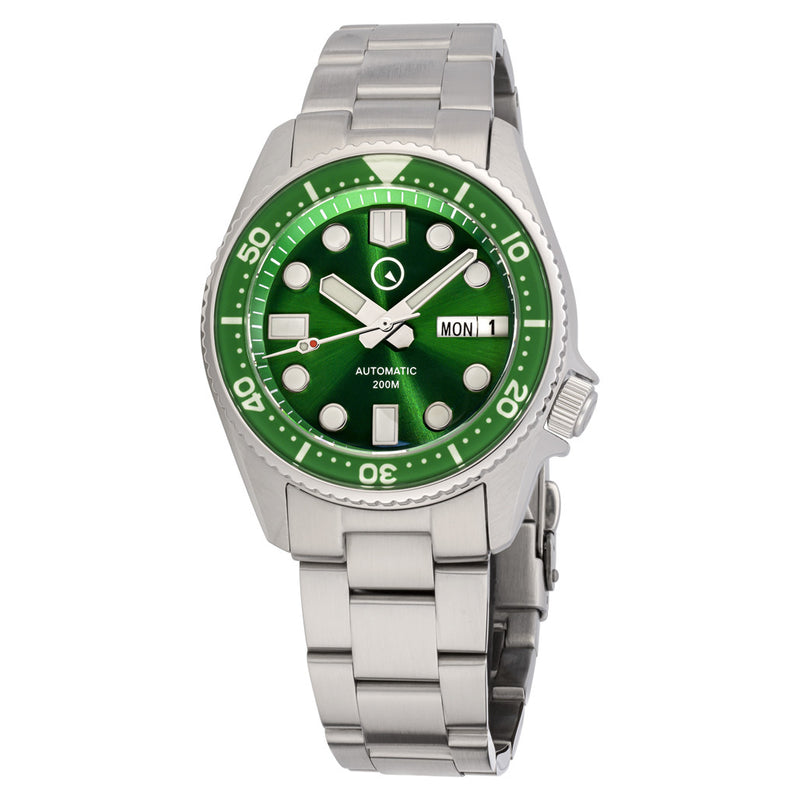 Islander 38mm Automatic Dive Watch with Radiant Green Dial #ISL-21