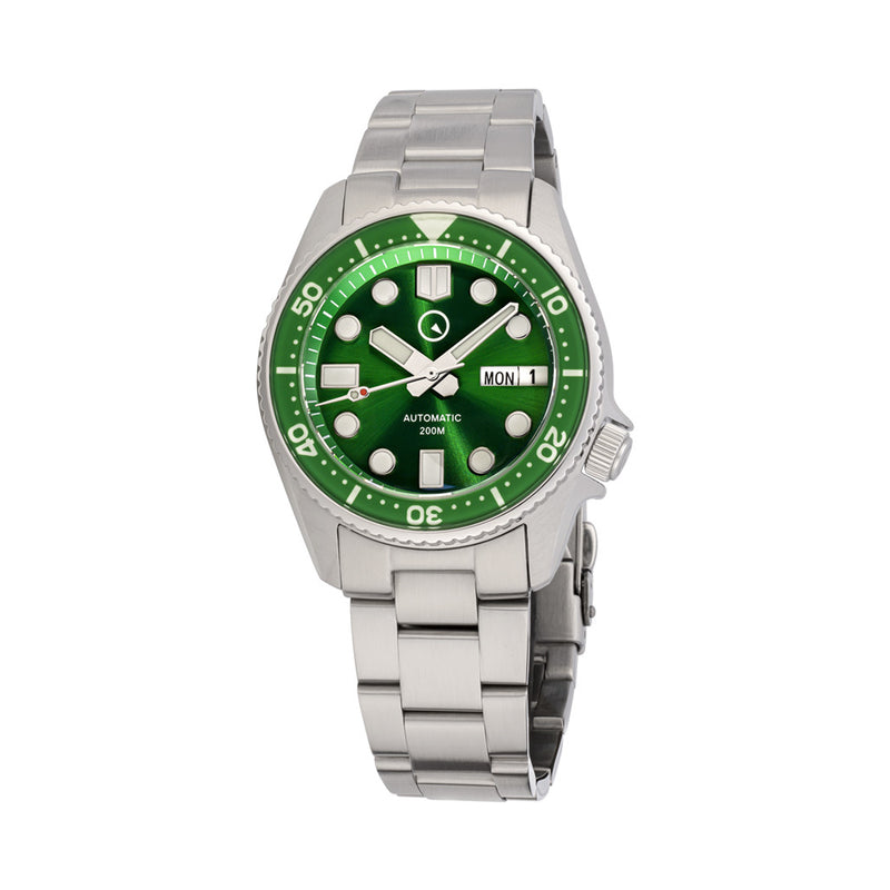 Islander 38mm Automatic Dive Watch with Radiant Green Dial #ISL-21