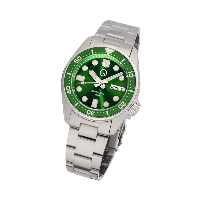 Islander 38mm Automatic Dive Watch with Radiant Green Dial #ISL-21
