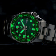 Islander 38mm Automatic Dive Watch with Radiant Green Dial #ISL-21