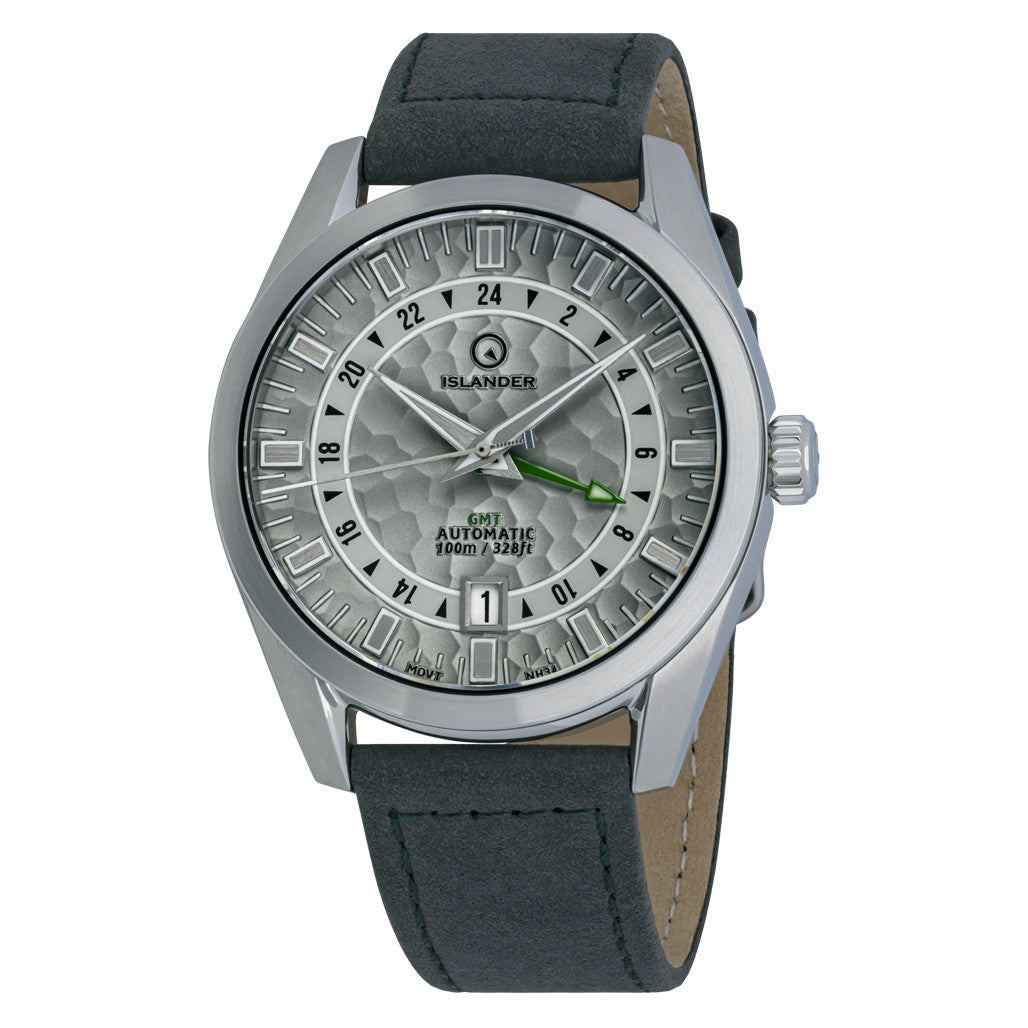 Islander Melville GMT with Grey Hammer Dial #ISL-212 — Long Island