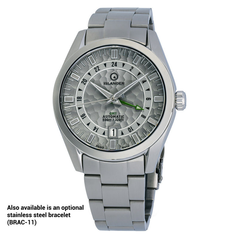 Islander Melville GMT with Grey Hammer Dial #ISL-212