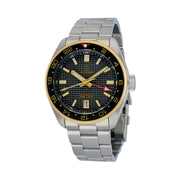 Islander Automatic GMT Dive Watch with Black Waffle Dial #ISL-213