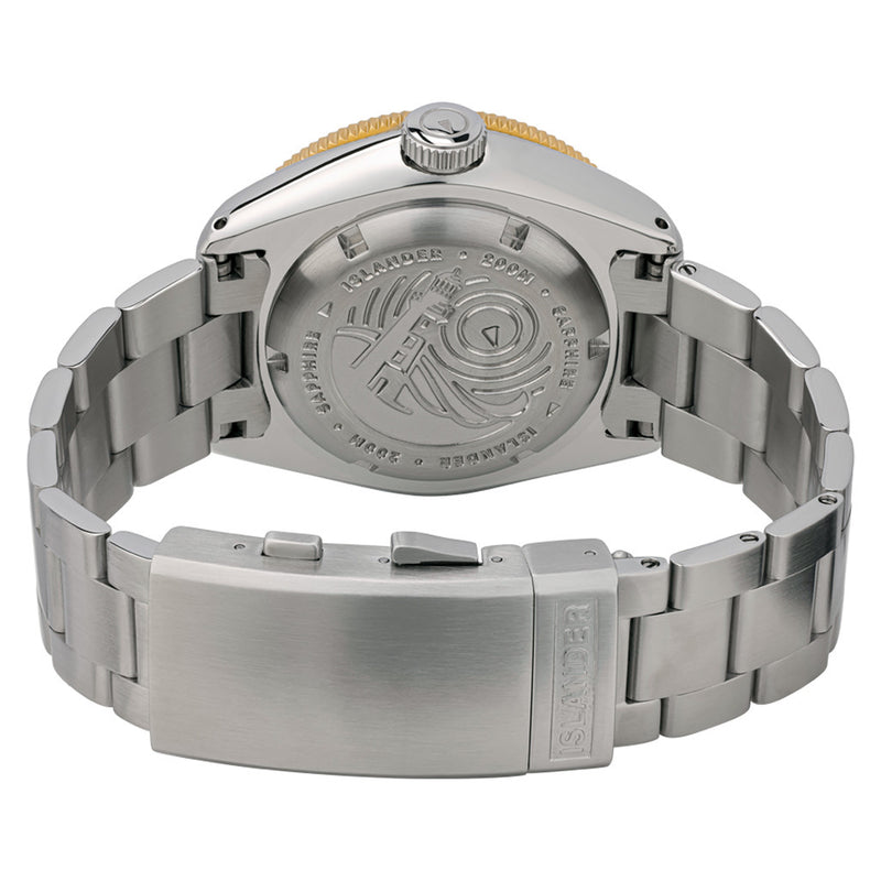 Islander Automatic GMT Dive Watch with Black Waffle Dial #ISL-213