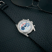 Islander DPA Mecha-Quartz Chronograph with White Dial #ISL-219 lifestyle
