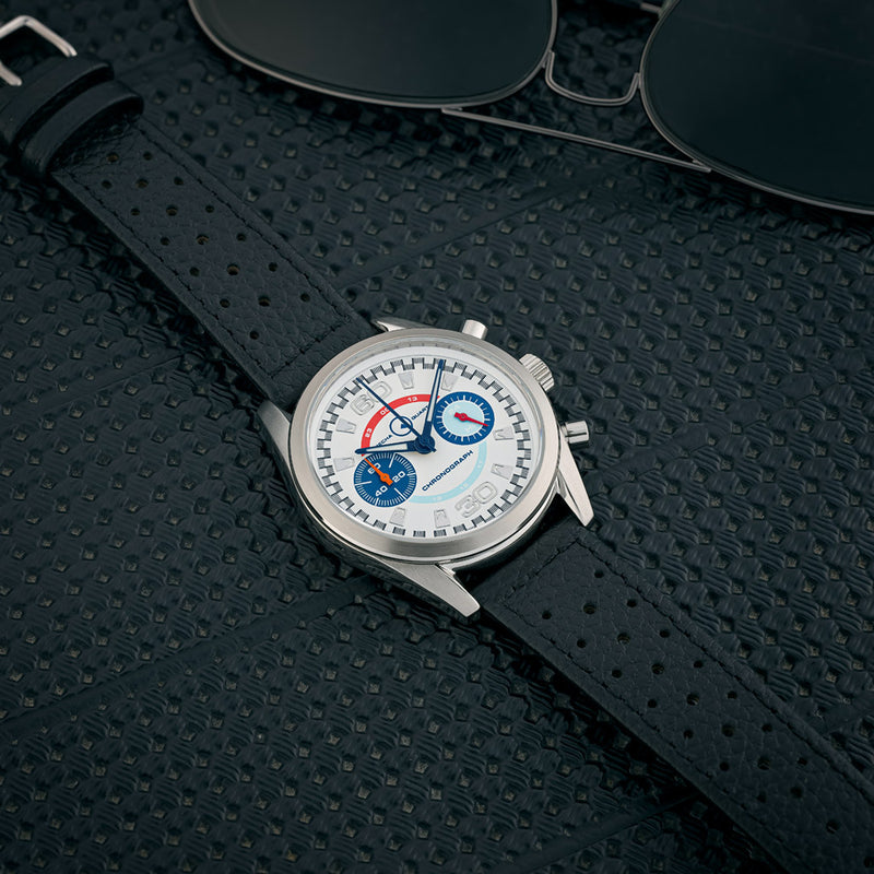 Islander DPA Mecha-Quartz Chronograph with White Dial #ISL-219 lifestyle