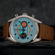 Islander DPA Mecha-Quartz Chronograph with Blue Dial #ISL-220 lume