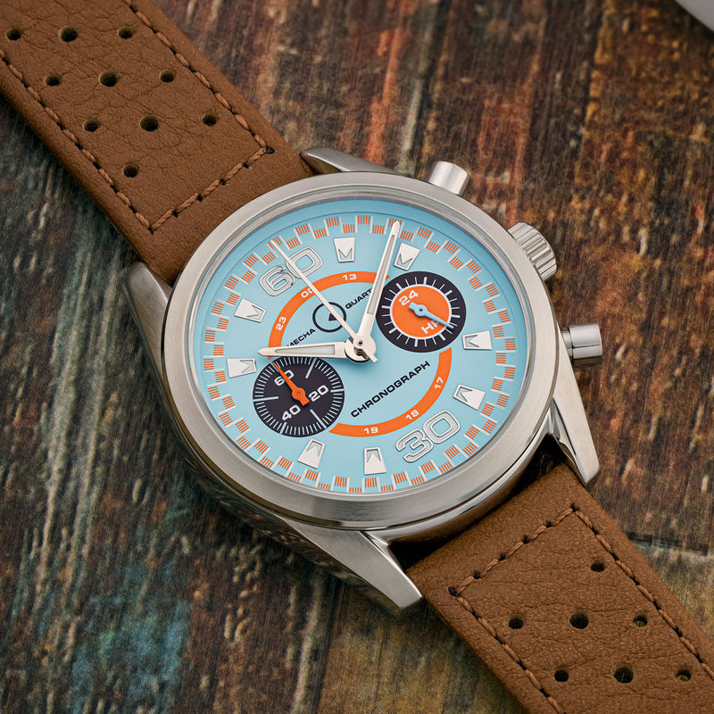 Islander DPA Mecha-Quartz Chronograph with Blue Dial #ISL-220 lifestyle