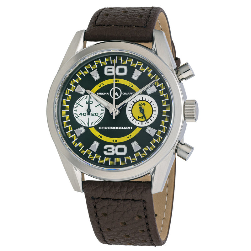 Islander DPA Mecha-Quartz Chronograph with Green Dial #ISL-221 zoom