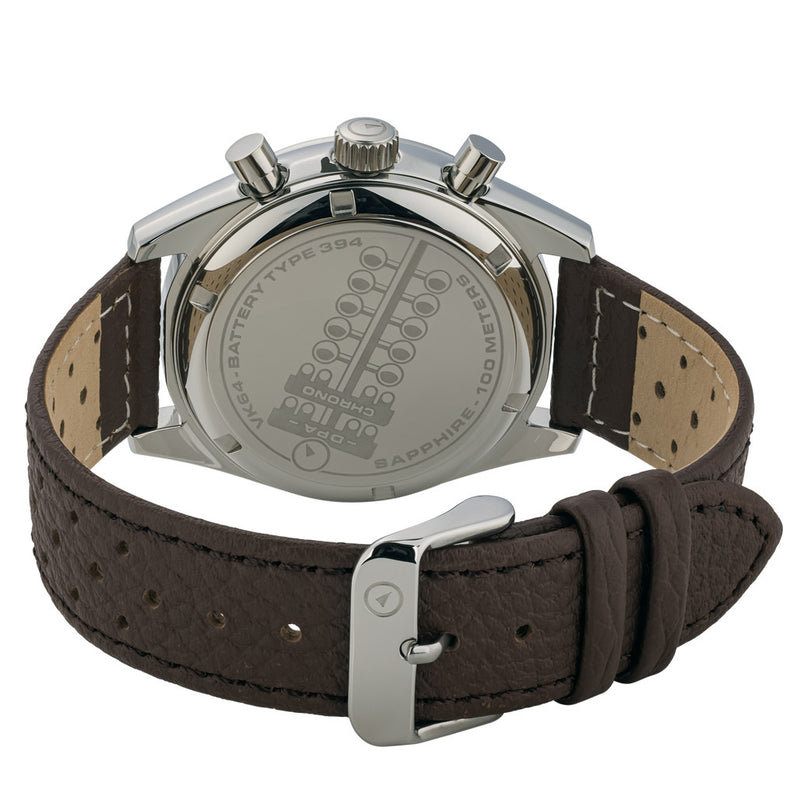 Islander DPA Mecha-Quartz Chronograph with Green Dial #ISL-221 back