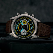 Islander DPA Mecha-Quartz Chronograph with Green Dial #ISL-221 lume