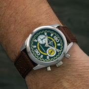 Islander DPA Mecha-Quartz Chronograph with Green Dial #ISL-221 wrist