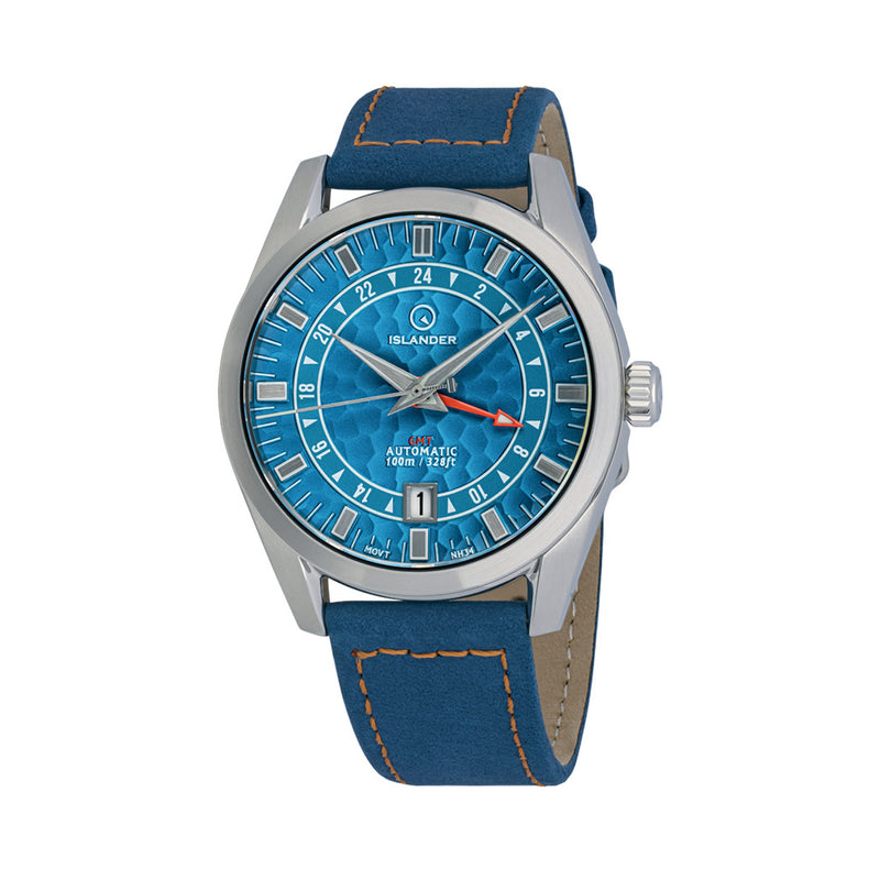 Islander Melville GMT with Blue Hammer Dial #ISL-222