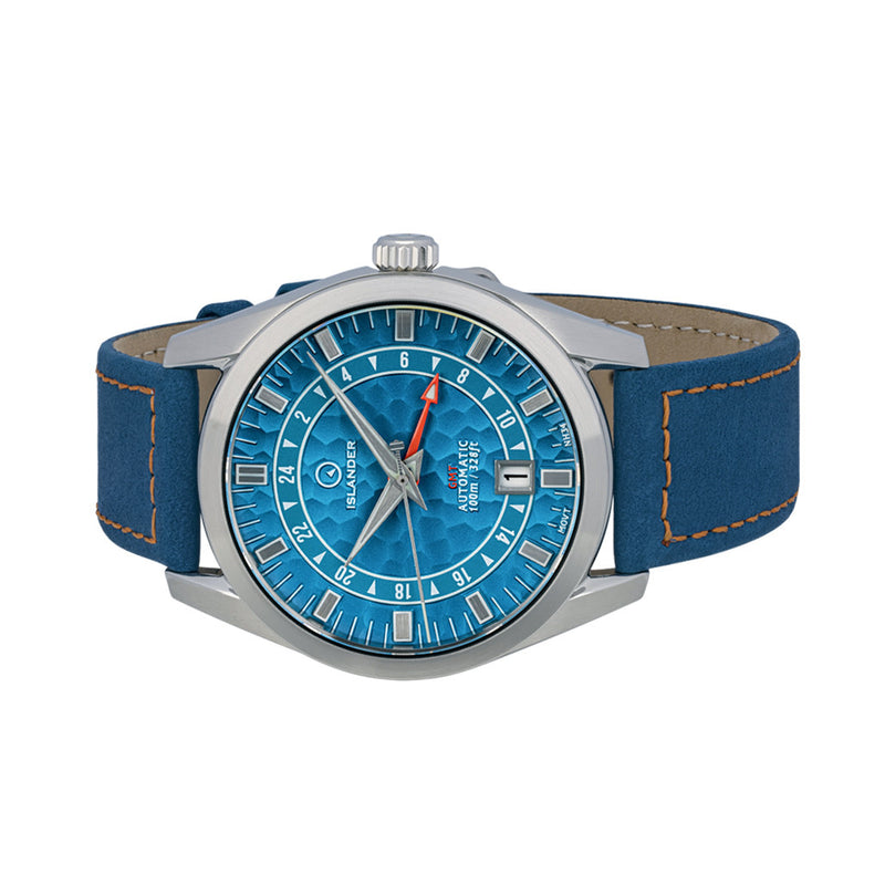 Islander Melville GMT with Blue Hammer Dial #ISL-222