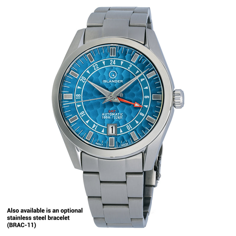 Islander Melville GMT with Blue Hammer Dial #ISL-222
