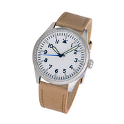Islander Aviator Automatic Watch with White A-Dial and Sapphire Crystal #ISL-223