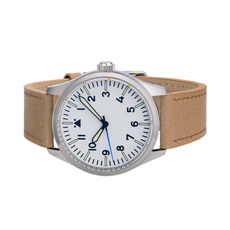 Islander Aviator Automatic Watch with White A-Dial and Sapphire Crystal #ISL-223