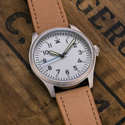 Islander Aviator Automatic Watch with White A-Dial and Sapphire Crystal #ISL-223